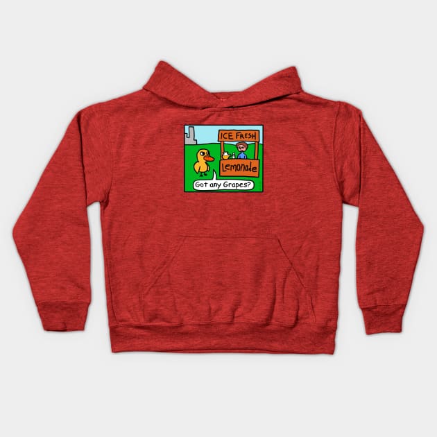 Got any grapes? Kids Hoodie by Sketchy